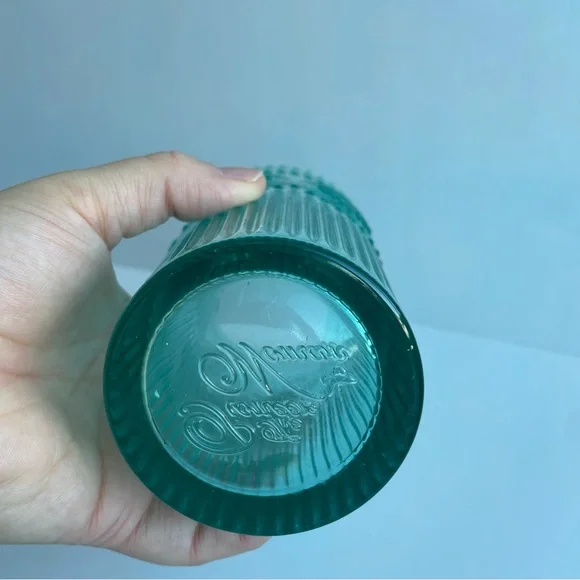 The Pioneer Woman NWOT Vintage Style Blue Glass Hobnail Tumbler Set of 4 - Picture 6 of 7